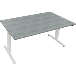 Neutralware 810046583 Schreibtisch 1600x900x625-1285 Kufe klappbar ws/Beton