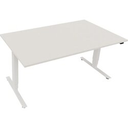 Neutralware 810046501 Schreibtisch 1600x900x625-1285 Kufe klappbar ws/Weiß