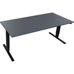Neutralware 810046682 Schreibtisch 1800x800x625-1285 Kufe klappbar an/Lavagrau
