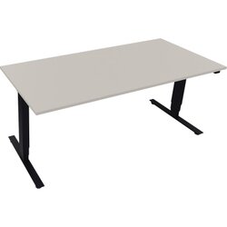 Neutralware 810046681 Schreibtisch 1800x800x625-1285 Kufe klappbar an/Lichtgrau