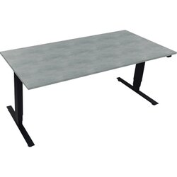 Neutralware 810046683 Schreibtisch 1800x800x625-1285 Kufe klappbar an/Beton