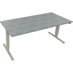 Neutralware 810046783 Schreibtisch 1800x800x625-1285 Kufe klappbar si/Beton
