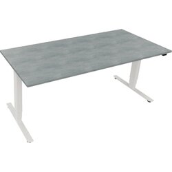 Neutralware 810046883 Schreibtisch 1800x800x625-1285 Kufe klappbar ws/Beton