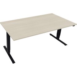 Neutralware 810046972 Schreibtisch 1800x900x625-1285 Kufe klappbar an/Akazie