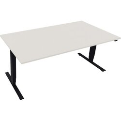Neutralware 810046901 Schreibtisch 1800x900x625-1285 Kufe klappbar an/Weiß