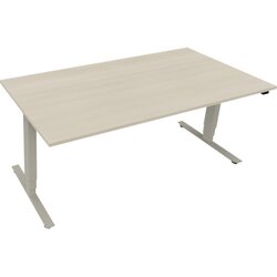 Neutralware 810047072 Schreibtisch 1800x900x625-1285 Kufe klappbar si/Akazie