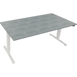 Neutralware 810047183 Schreibtisch 1800x900x625-1285 Kufe klappbar ws/Beton