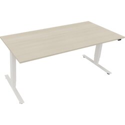 Neutralware 810047172 Schreibtisch 1800x900x625-1285 Kufe klappbar ws/Akazie