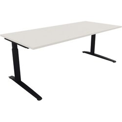 Neutralware 810028301 Schreibtisch 2000x900x650-850 Kufe Quadrat an/Weiß