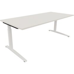 Neutralware 810028501 Schreibtisch 2000x900x650-850 Kufe Quadrat ws/Weiß