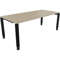 Neutralware 810035571 Schreibtisch 2000x900x680-820 4Fuß Quadrat an/Eiche Natur