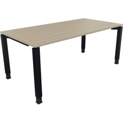 Neutralware 810034071 Schreibtisch 1800x900x680-820 4Fuß Quadrat an/Eiche Natur