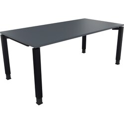 Neutralware 810034082 Schreibtisch 1800x900x680-820 4Fuß Quadrat an/Lavagrau