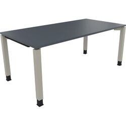 Neutralware 810034182 Schreibtisch 1800x900x680-820 4Fuß Quadrat si/Lavagrau