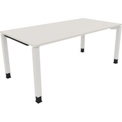 Neutralware 810034201 Schreibtisch 1800x900x680-820 4Fuß Quadrat ws/Weiß