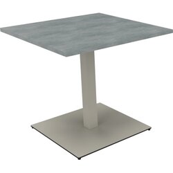 Neutralware 810018983 Konferenztisch Tellerfuß  Quad 80x80x72 si/Beton