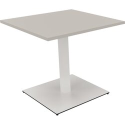 Neutralware 810019081 Konferenztisch Tellerfuß  Quad 80x80x72 ws/lgr
