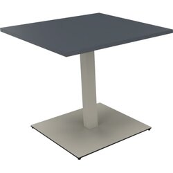Neutralware 810018982 Konferenztisch Tellerfuß  Quad 80x80x72 si/gr