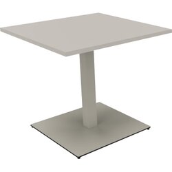 Neutralware 810018981 Konferenztisch Tellerfuß  Quad 80x80x72 si/lgr