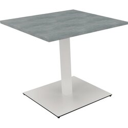 Neutralware 810019083 Konferenztisch Tellerfuß  Quad 80x80x72 ws/Beton