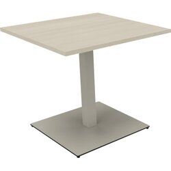 Neutralware 810018972 Konferenztisch Tellerfuß  Quad 80x80x72 si/Akaz