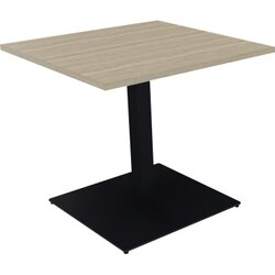 Neutralware 810018871 Konferenztisch Tellerfuß  Quad 80x80x72 an/Eiche