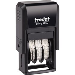 trodat® 76649 Datumstempel Printy-Dater 23x12mm BEZAHLT sw
