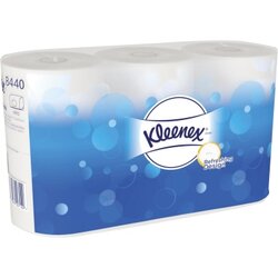 Kleenex® 8440 Toilettenpapier 3lagig 350Blatt weiß 6Rl./Pack.