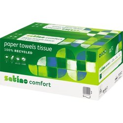 Satino by WEPA 277200 Papierhandtuch Comfort 25x23cm 2lg ws 3.200Bl.
