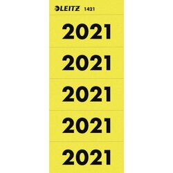 Leitz 14210015 Inhaltsschild 2021 gelb 100 St./Pack.