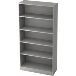 Hammerbacher V6400/5 Regal Solid 5OH 100x40x200,4cm grau
