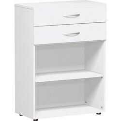 Geramöbel S-383600-W Regal Flex 3OH 3Böden 800x1.104x420mm ws