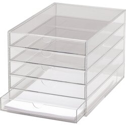 MAUL Schubladenbox Acryl 5 Schubladen