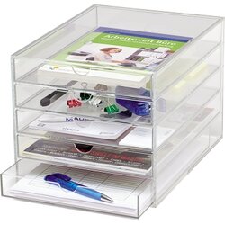 MAUL Schubladenbox Acryl 5 Schubladen