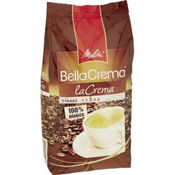 Melitta 5530902 Kaffee BellaCrema LaCrema ganze Bohne 1.000g