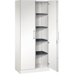 C+P Flügeltürenschrank Asisto 800 x 1.980 x 435 mm (B x H x T) verkehrsweiß