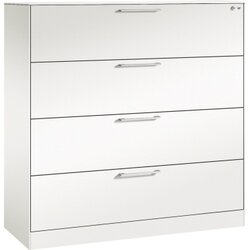 C+P 146021413S10025 Hängeregistraturschrank Asisto A4 3bahnig rws/rws