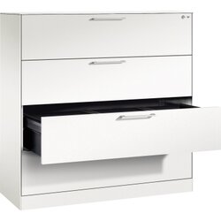 C+P Hängeregistraturschrank Asisto 3-bahnig verkehrsweiß