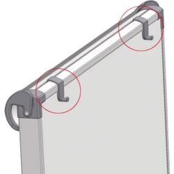 FRANKEN A1070/132CH Blockhalter f. FC81/84/41/43 2 St./Pack.