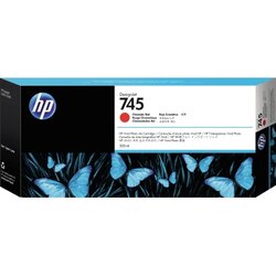 HP F9K06A Tintenpatrone Nr.745 300ml chromatic rot