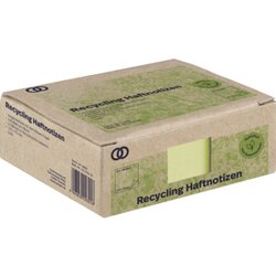 Soennecken 5869 Haftnotiz oeco RC 125x75mm 100Bl. gelb 12St.
