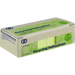 Soennecken 5874 Haftnotiz oeco RC 50x40mm 100Bl. gelb 12St.