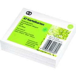 Soennecken 1569 Karteikarte oeco RC A7 liniert 100 St./Pack.