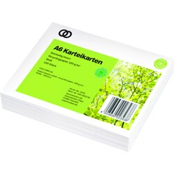 Soennecken 1570 Karteikarte oeco RC A6 liniert 100 St./Pack.