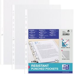 Oxford 400005473 Prospekthülle A4 PP 0,09mm genarbt tr 100 St./Pack.