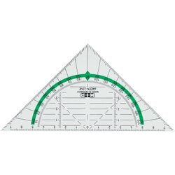 M+R 723170810 Zeichendreieck Green Line 16cm 