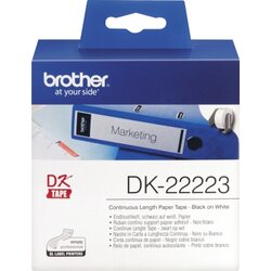 Brother DK22223 Endlosetikettenrolle 50mmx30,48m weiß