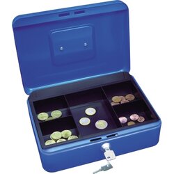 WEDO® 145303X Geldkassette 25x18x9cm Größe 3 blau