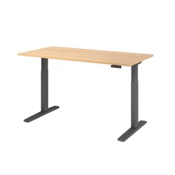 Hammerbacher VXMKA16/E/G Schreibt. el.160x80cm graphit/eiche