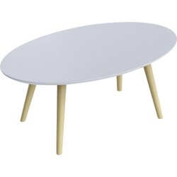 Paperflow TBS85.23.13 Beistelltisch scandi 50x85cm buche/weiß
